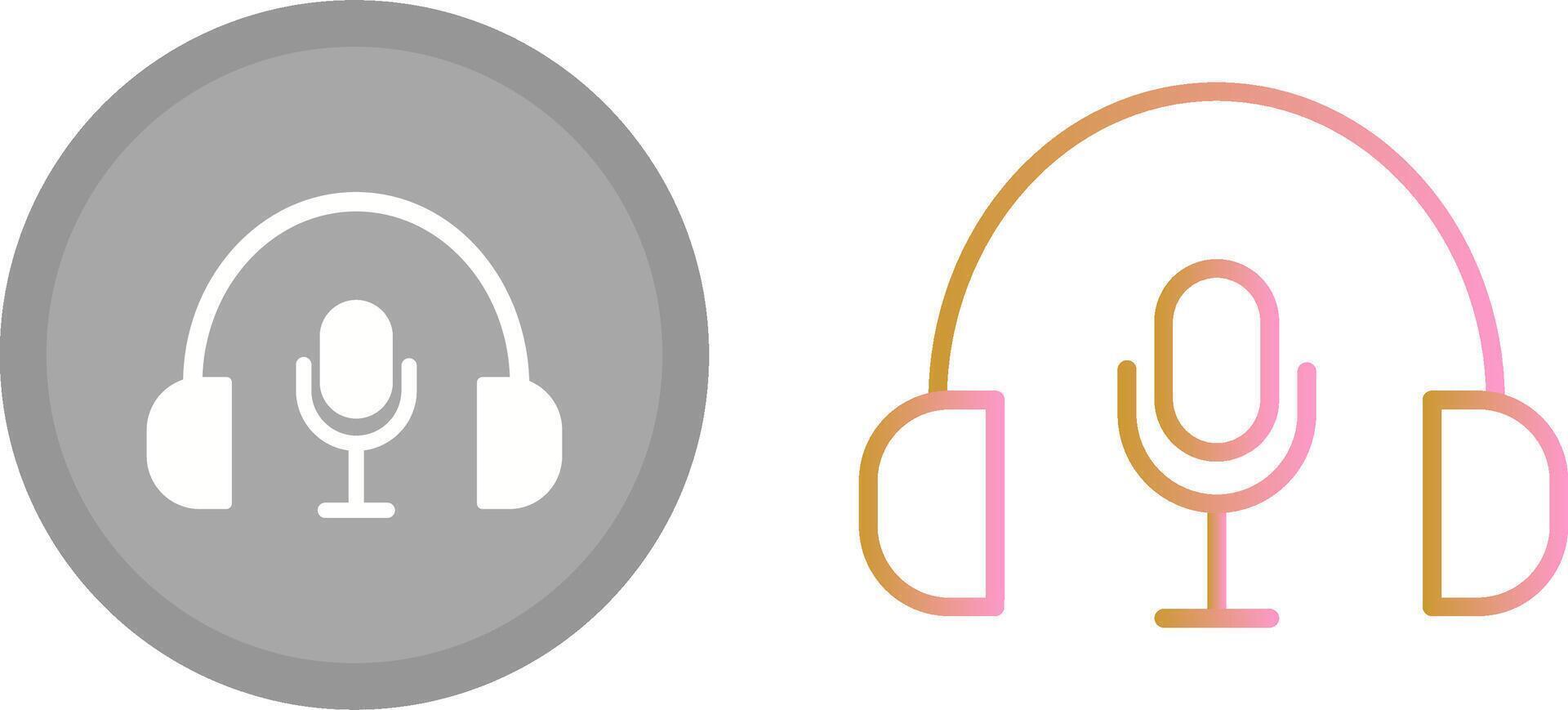 Podcast Icon Design vector