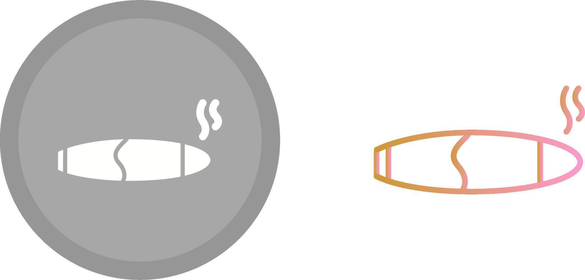 Cigar Icon Design vector