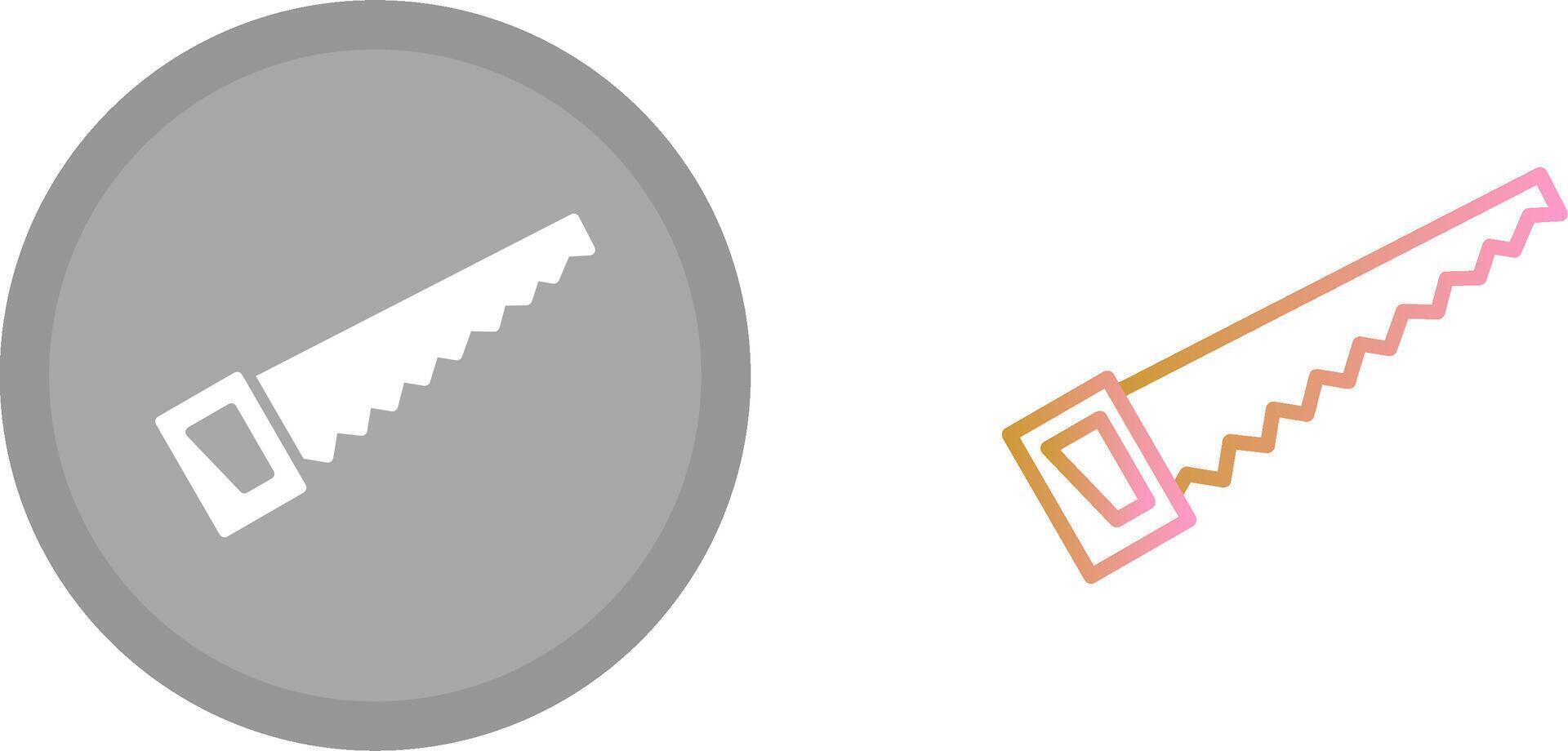Handsaw Icon Design vector