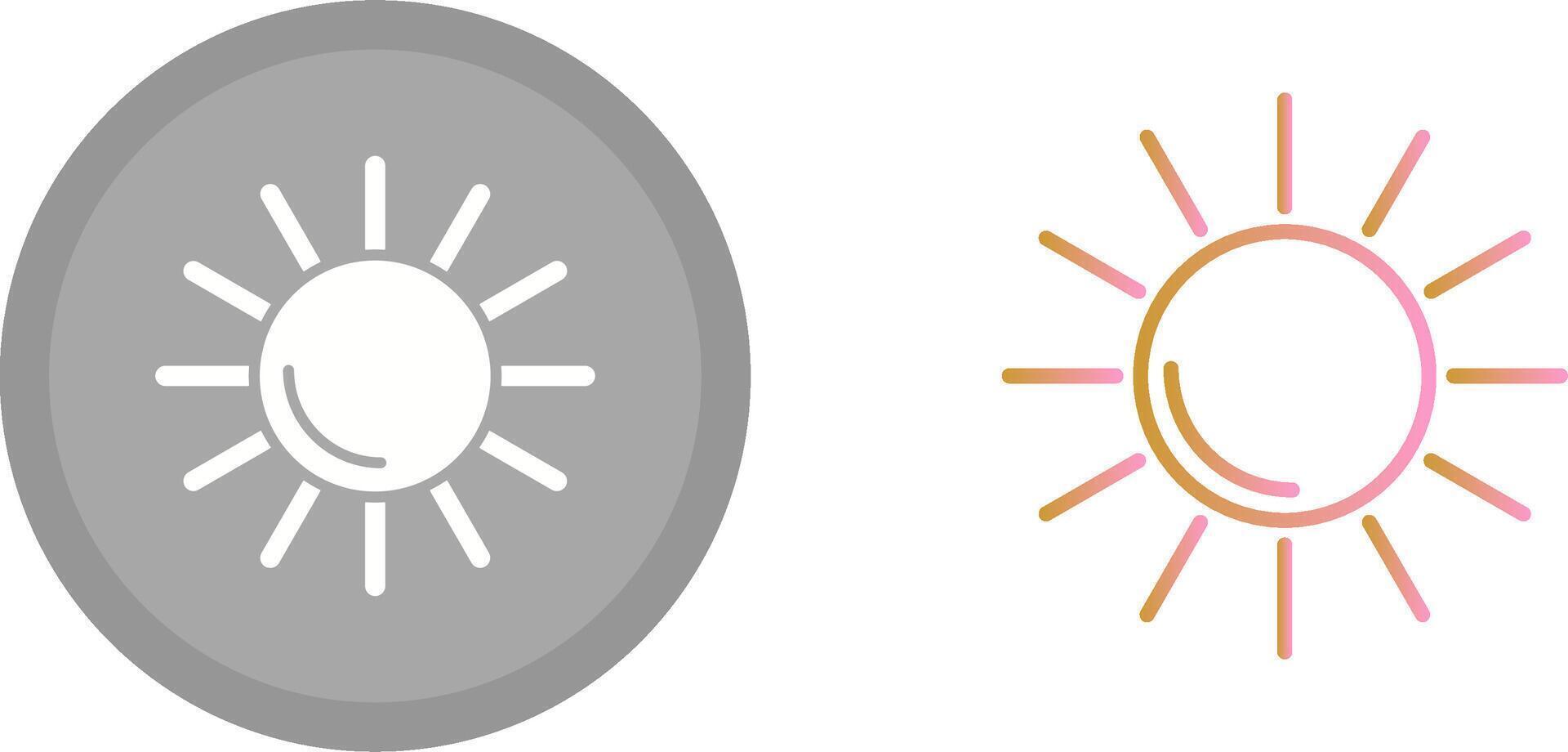 Sun Icon Design vector