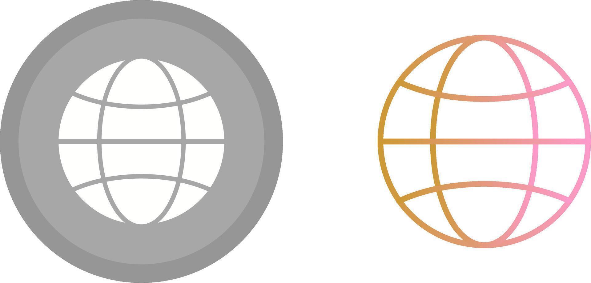 Earth Icon Design vector