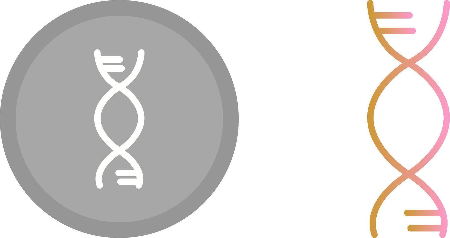 DNA Icon Design vector