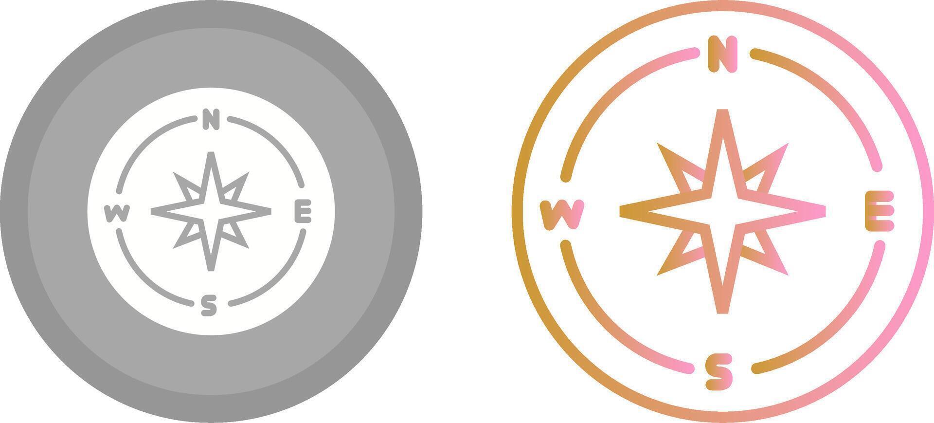 Compass Icon Design vector