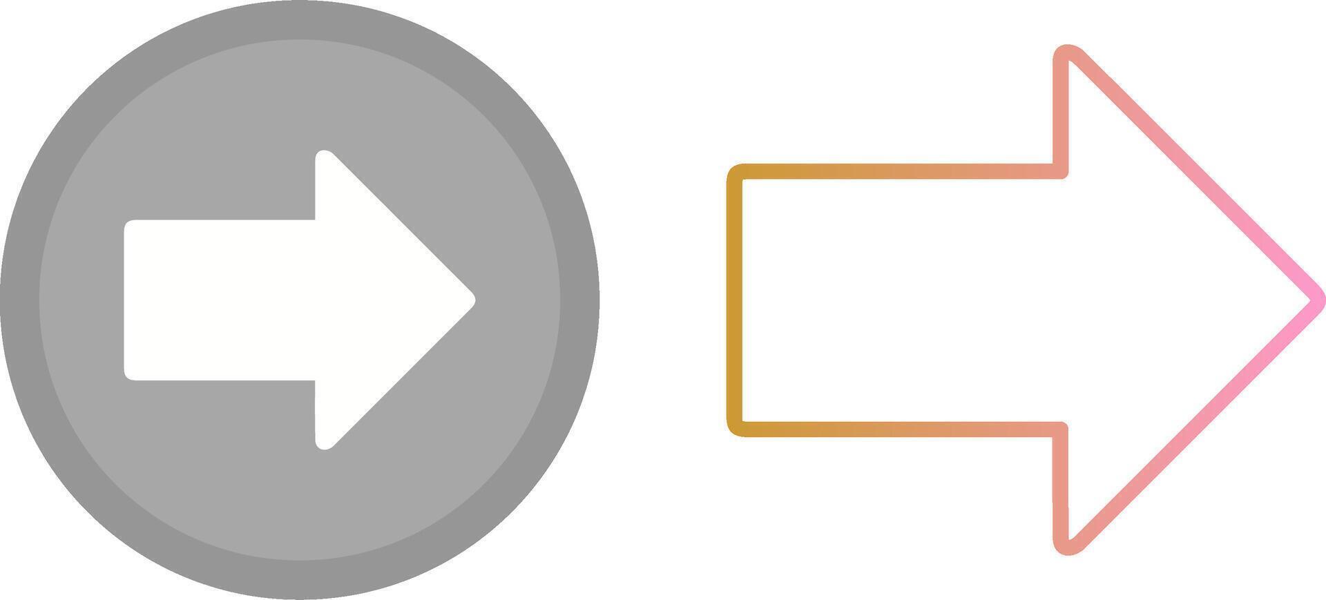 Right Icon Design vector