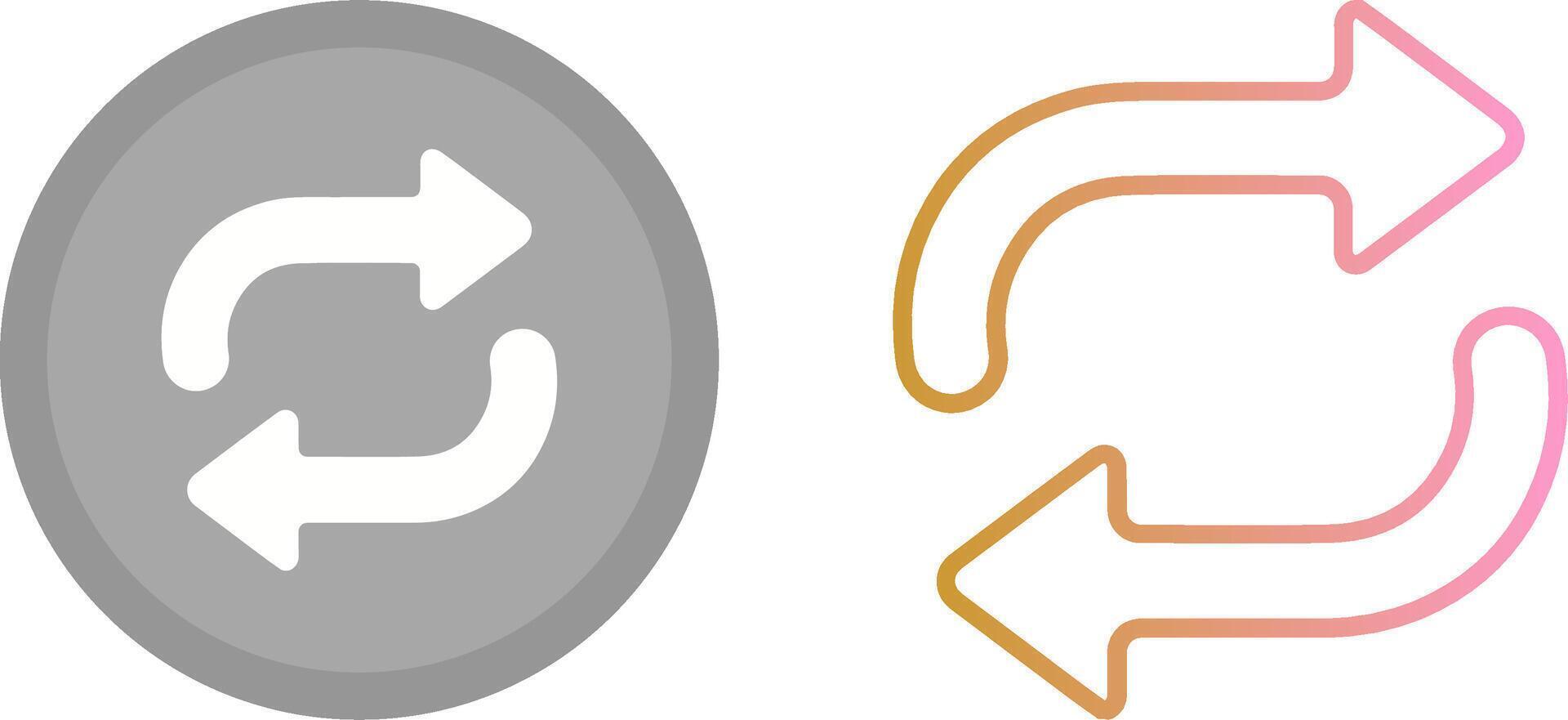 Repeat Icon Design vector