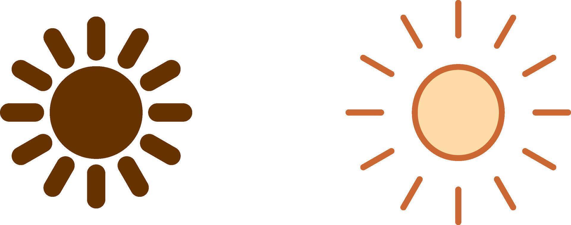 Sun Icon Design vector