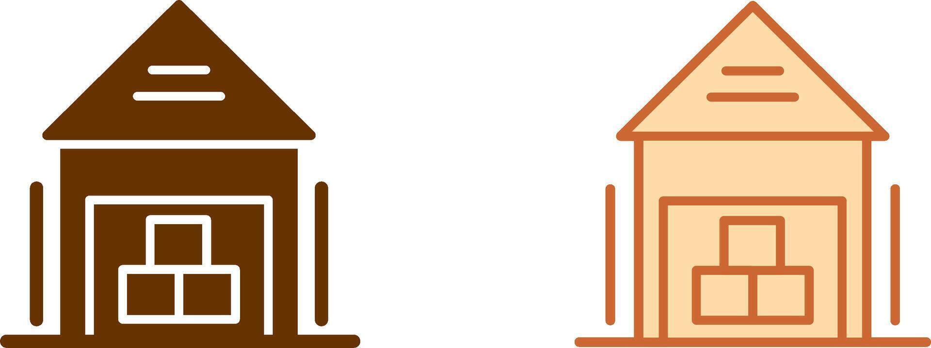 Warehouse Icon Design vector