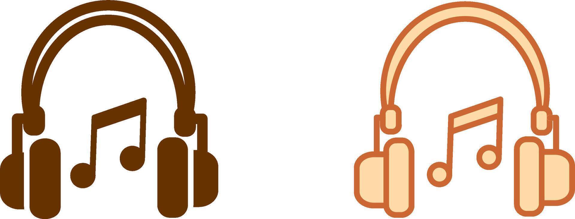 Headphone Icon Design vector