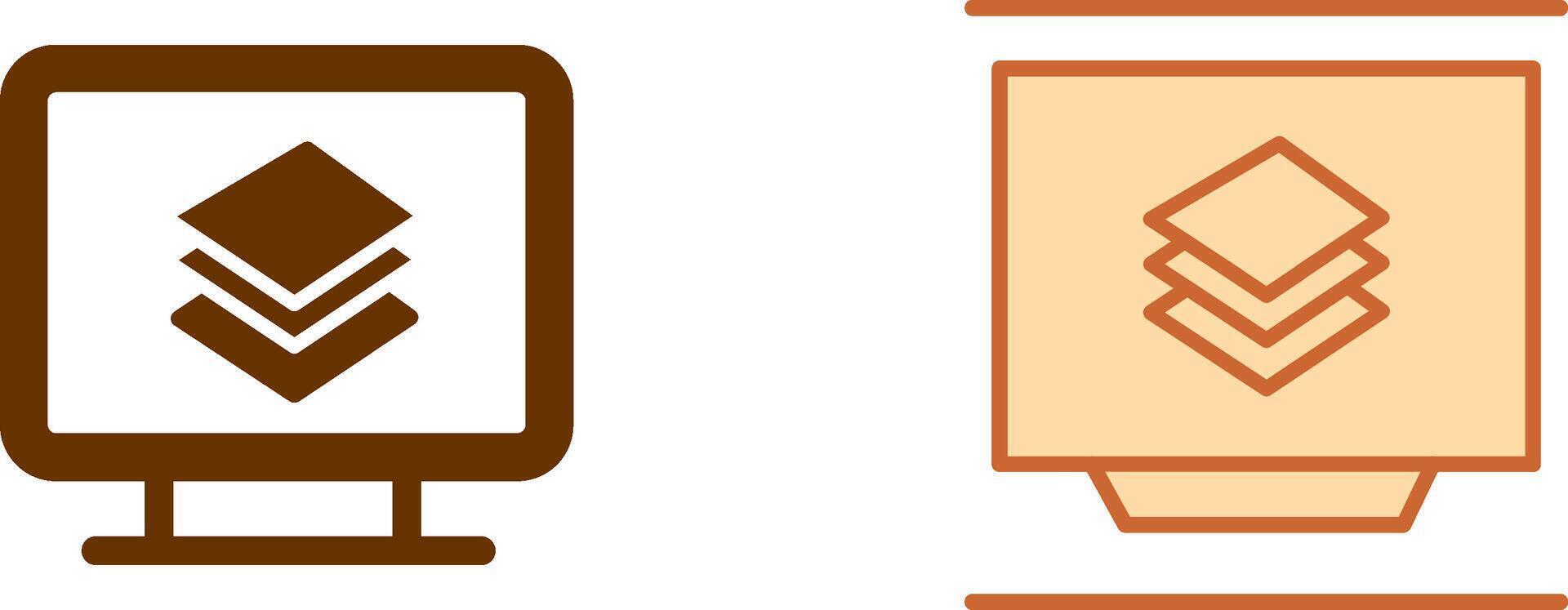 Layer Icon Design vector