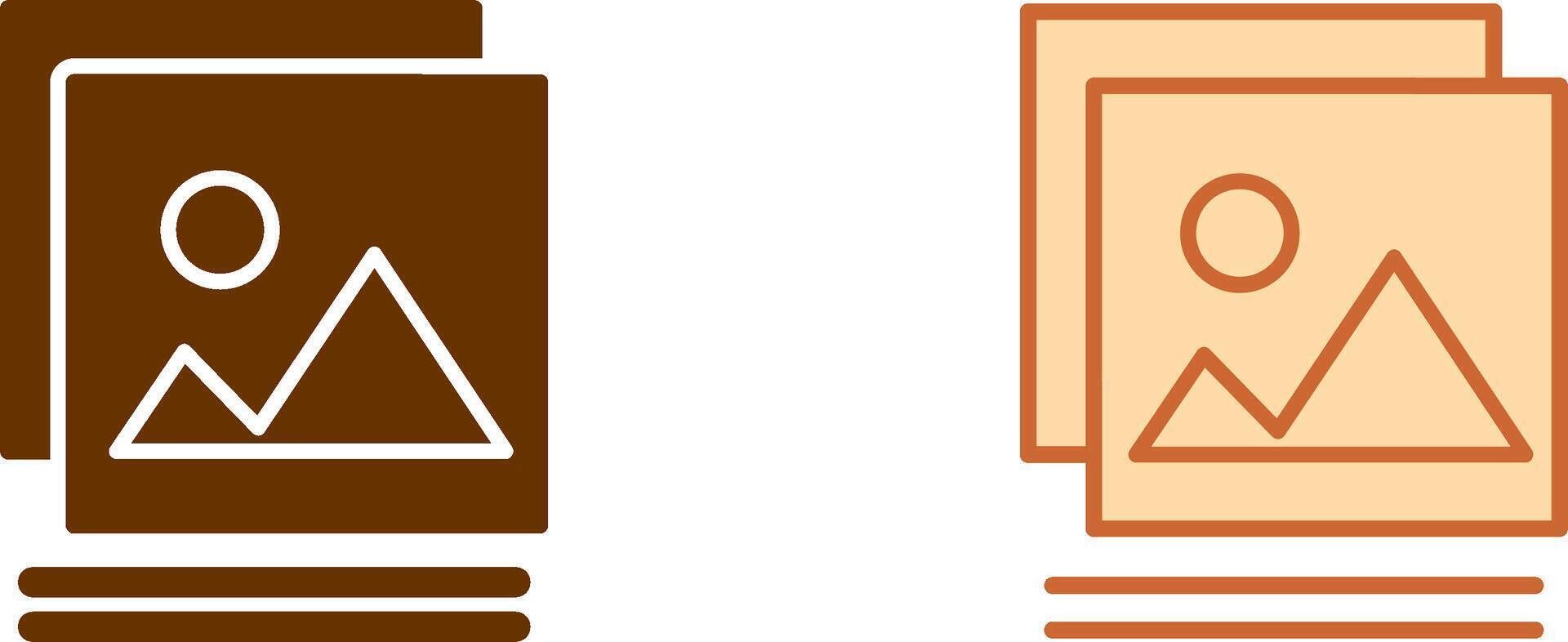 Gallery Icon Design vector