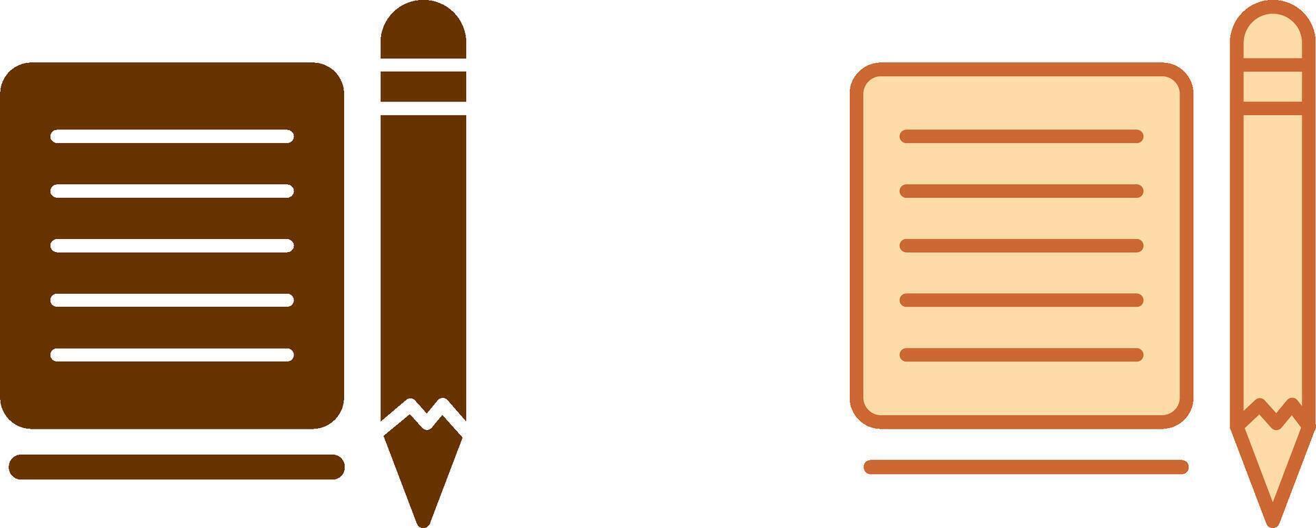 Note Icon Design vector