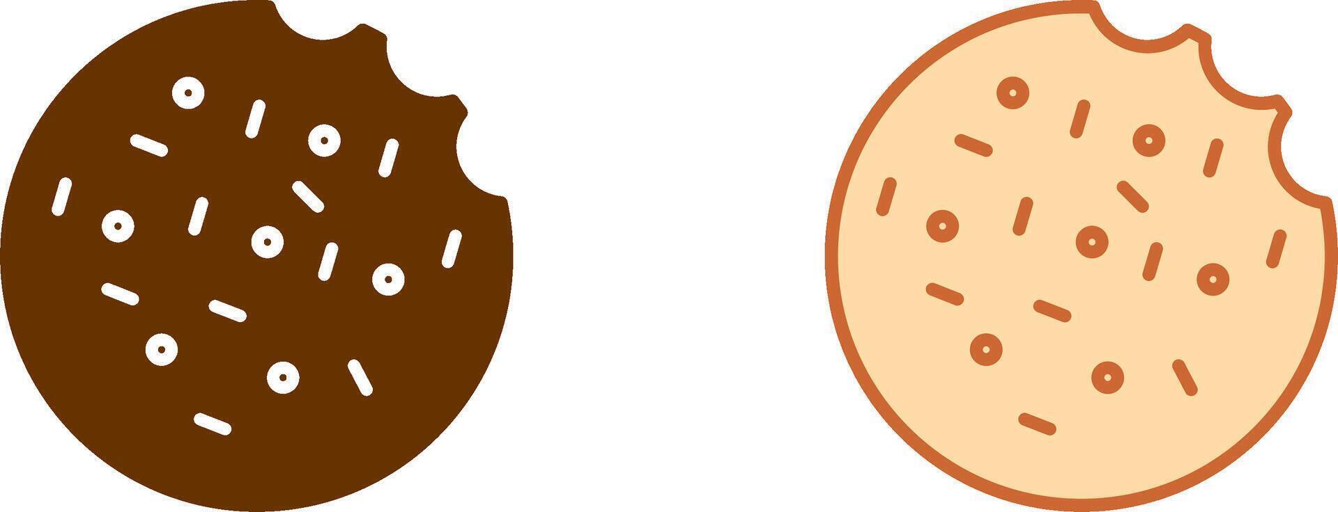 Cookie Icon Design vector