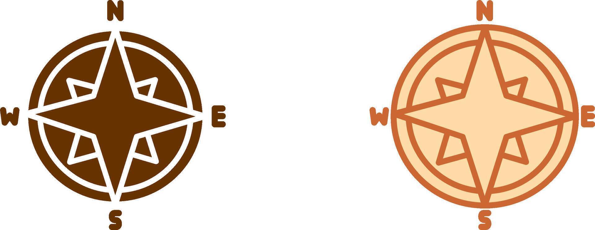 Compass Icon Design vector