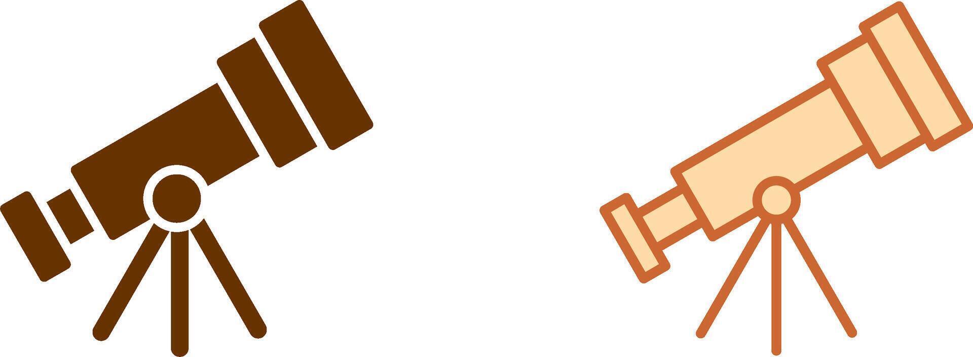 Telescope Icon Design vector