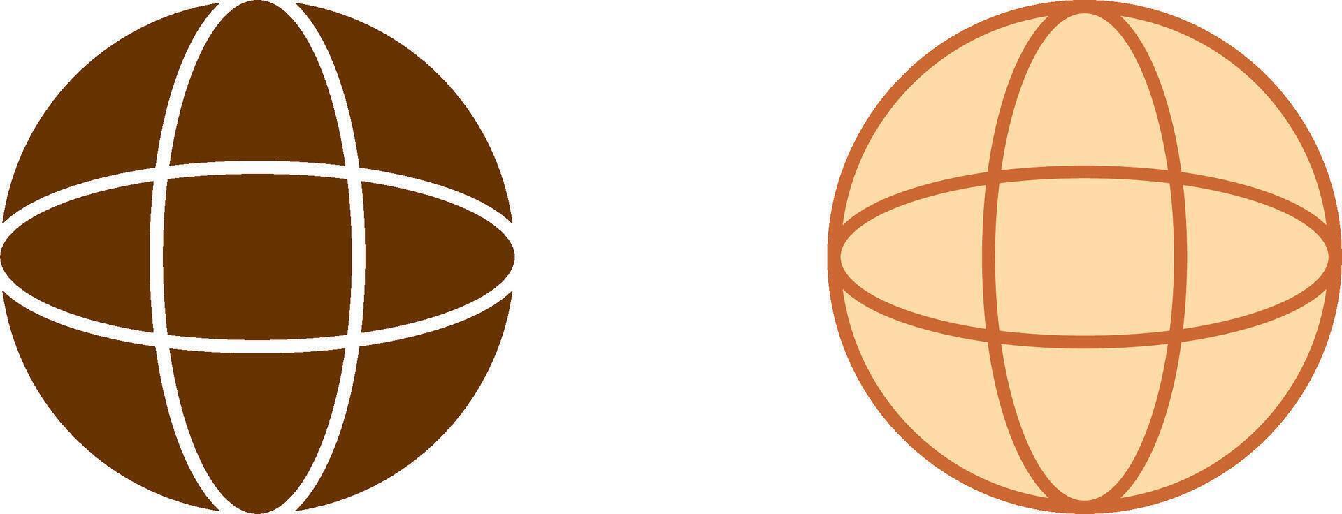 Globe Icon Design vector