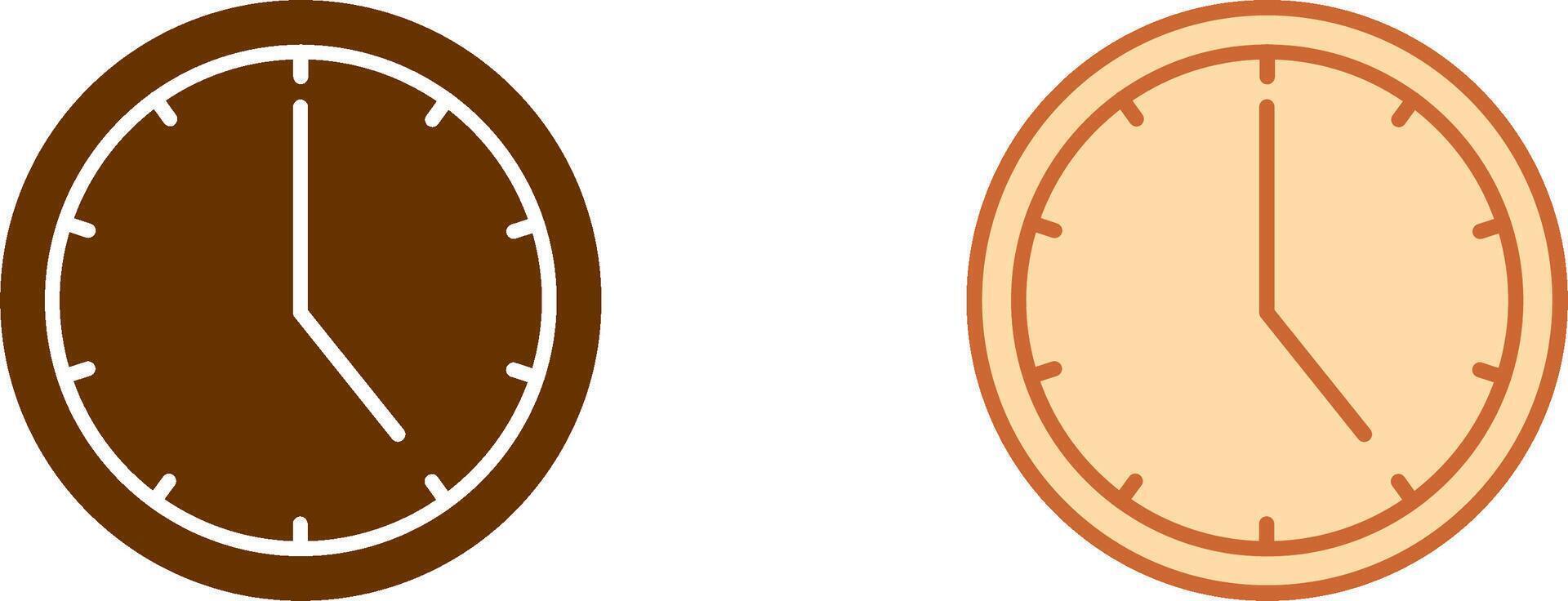 Clock Icon Design vector
