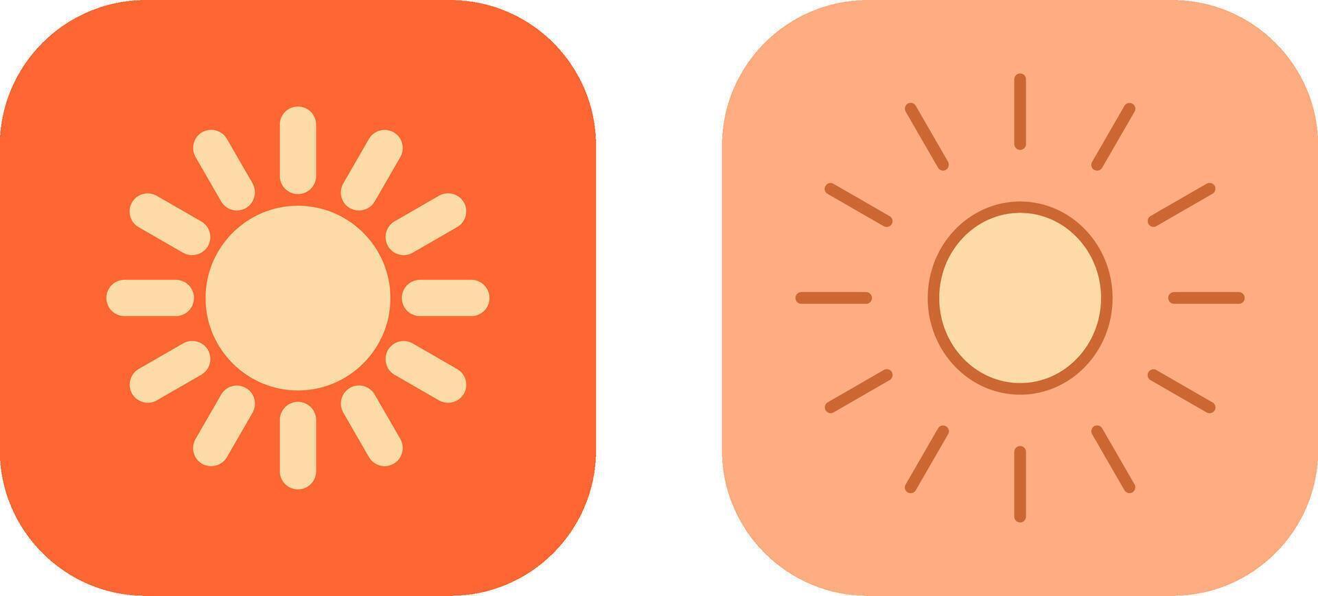 Sun Icon Design vector