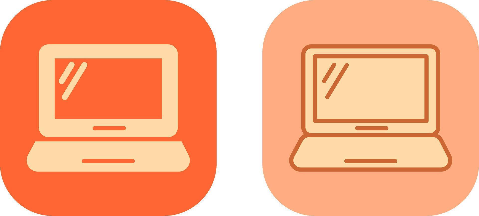 Laptop Icon Design vector