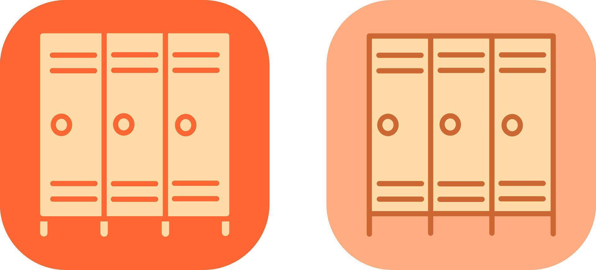Lockers Icon Design vector