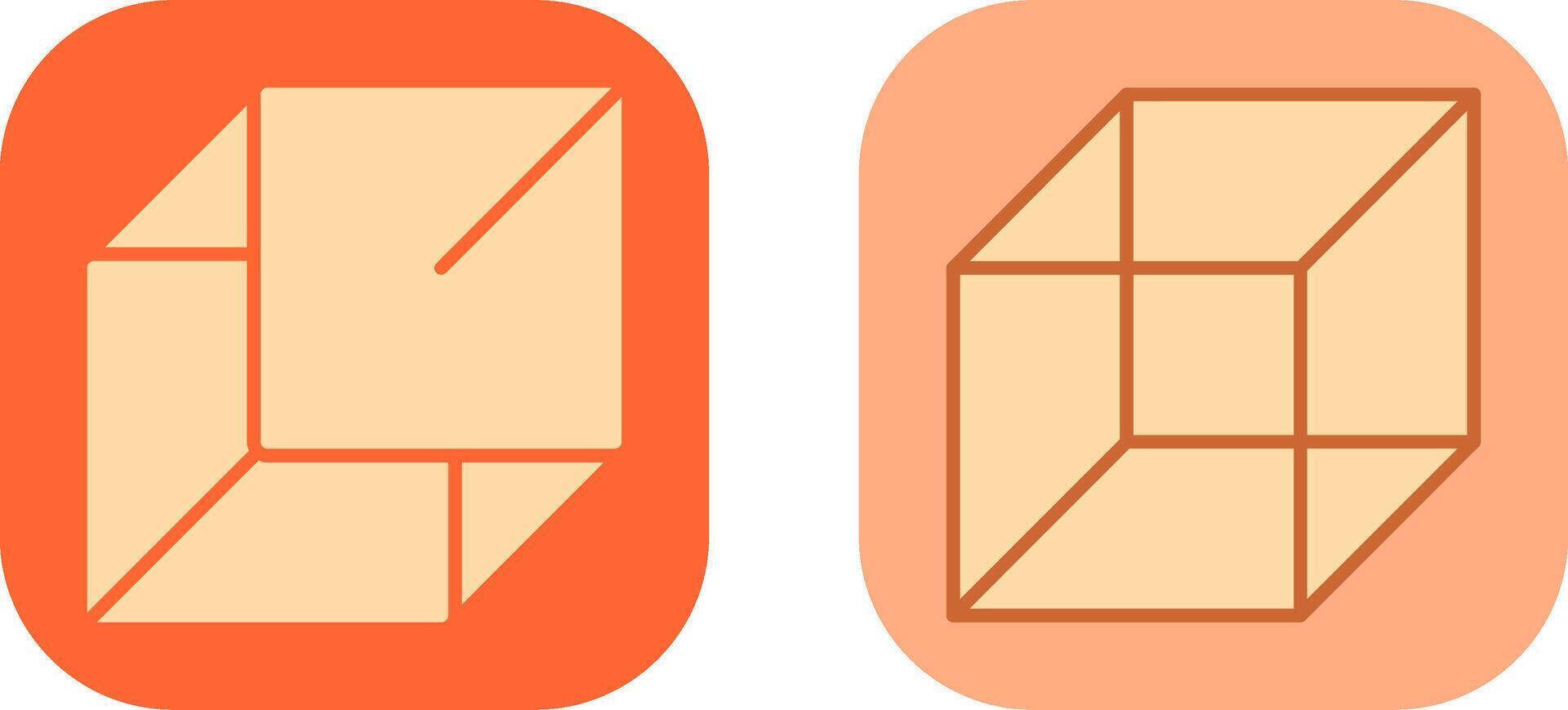 Cube Icon Design vector