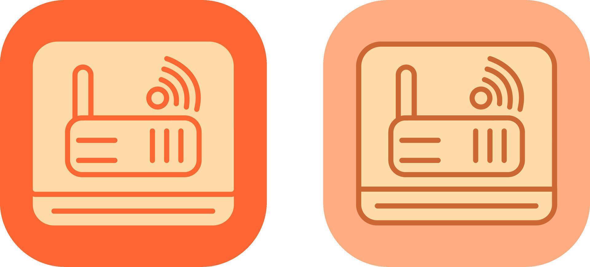 Modem Icon Design vector