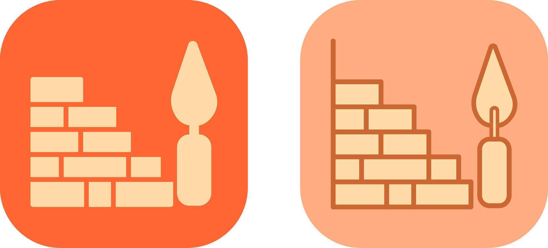 Bricks Icon Design vector