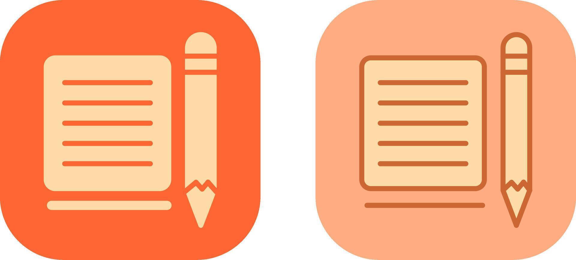 Note Icon Design vector