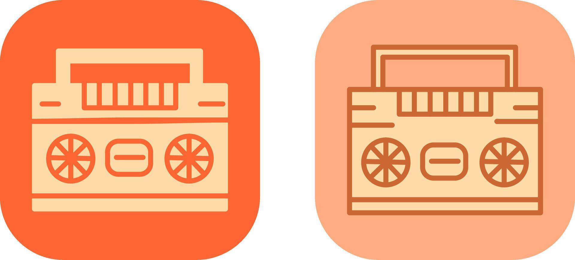 Tape Icon Design vector