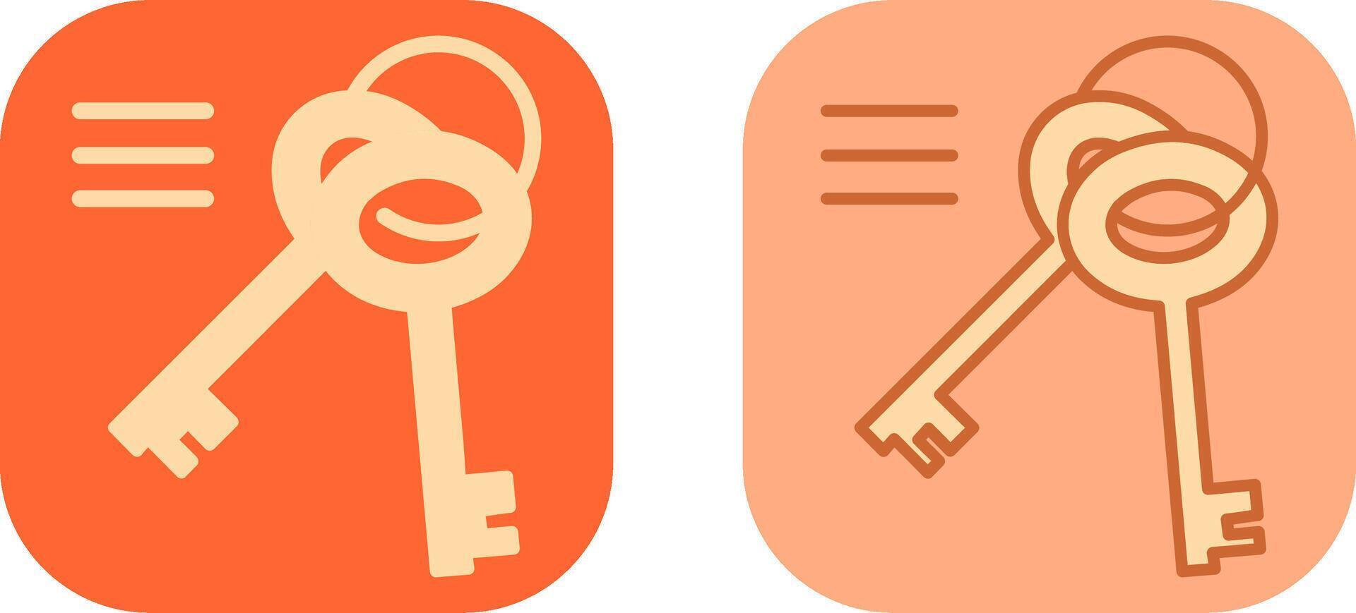 Key Icon Design vector