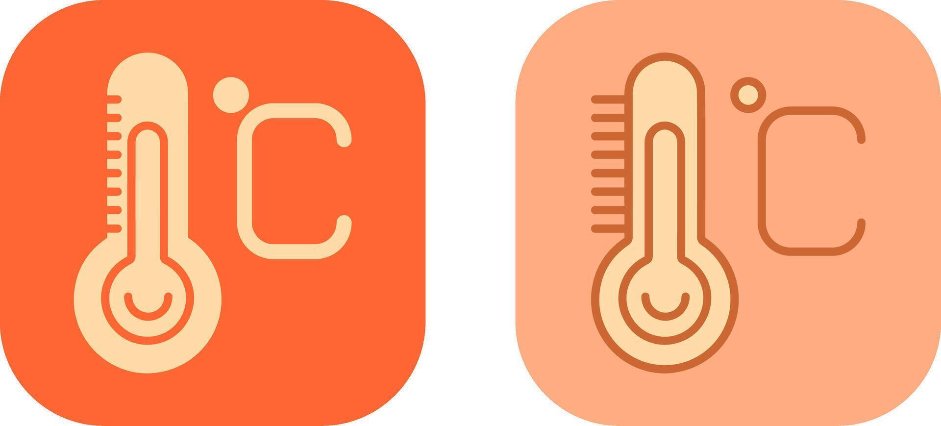 diseño de icono de temperatura vector