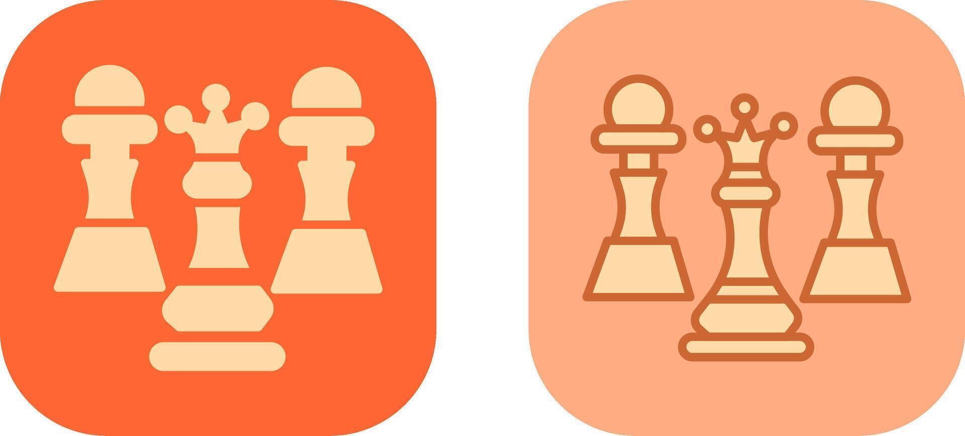 Chess Icon Design vector