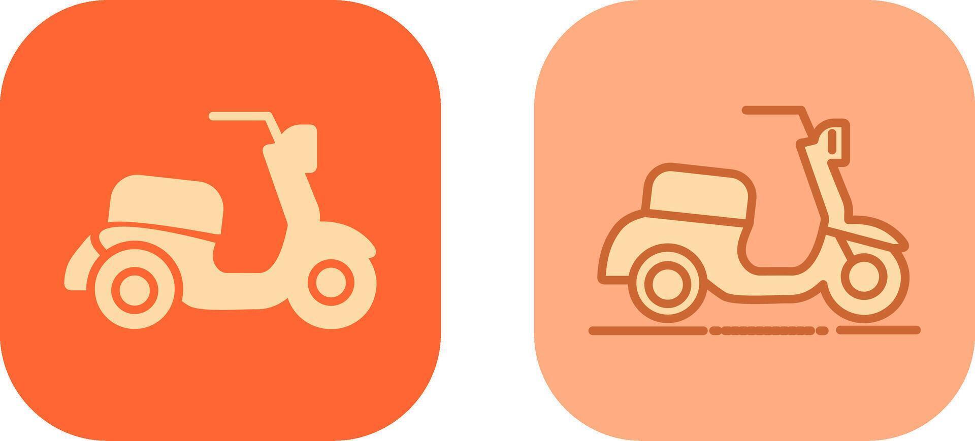 diseño de icono de scooter vector