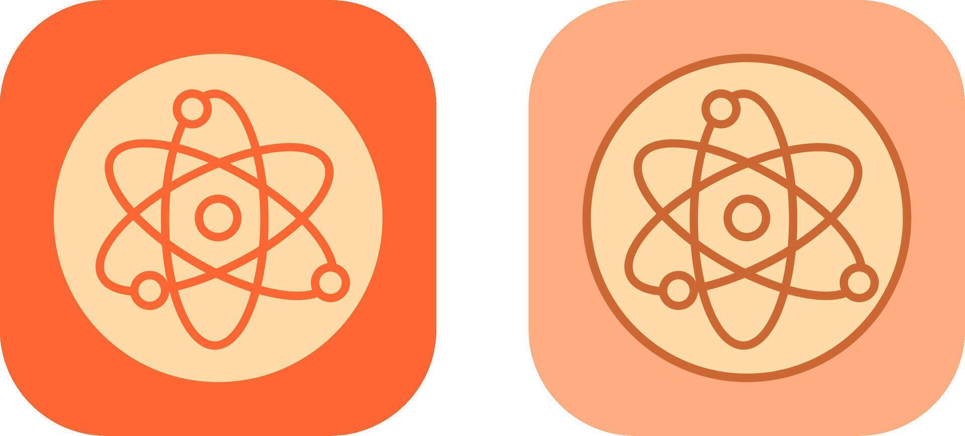 Atom Icon Design vector