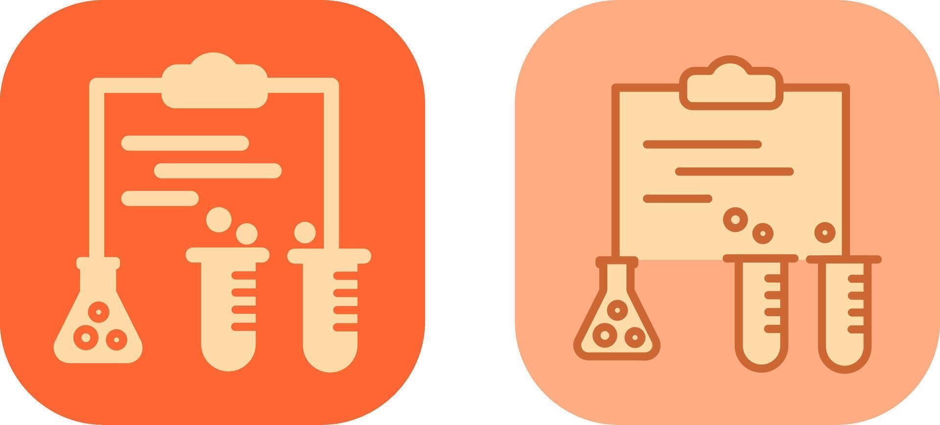 diseño de icono de experimento vector