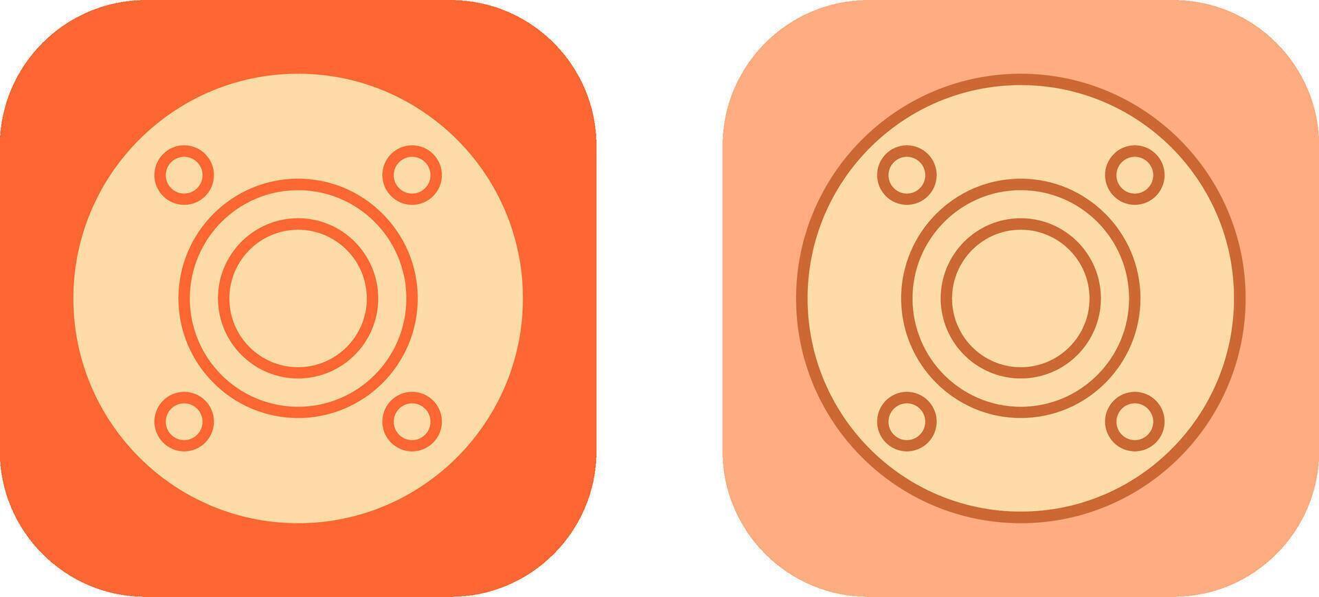 Flange Icon Design vector