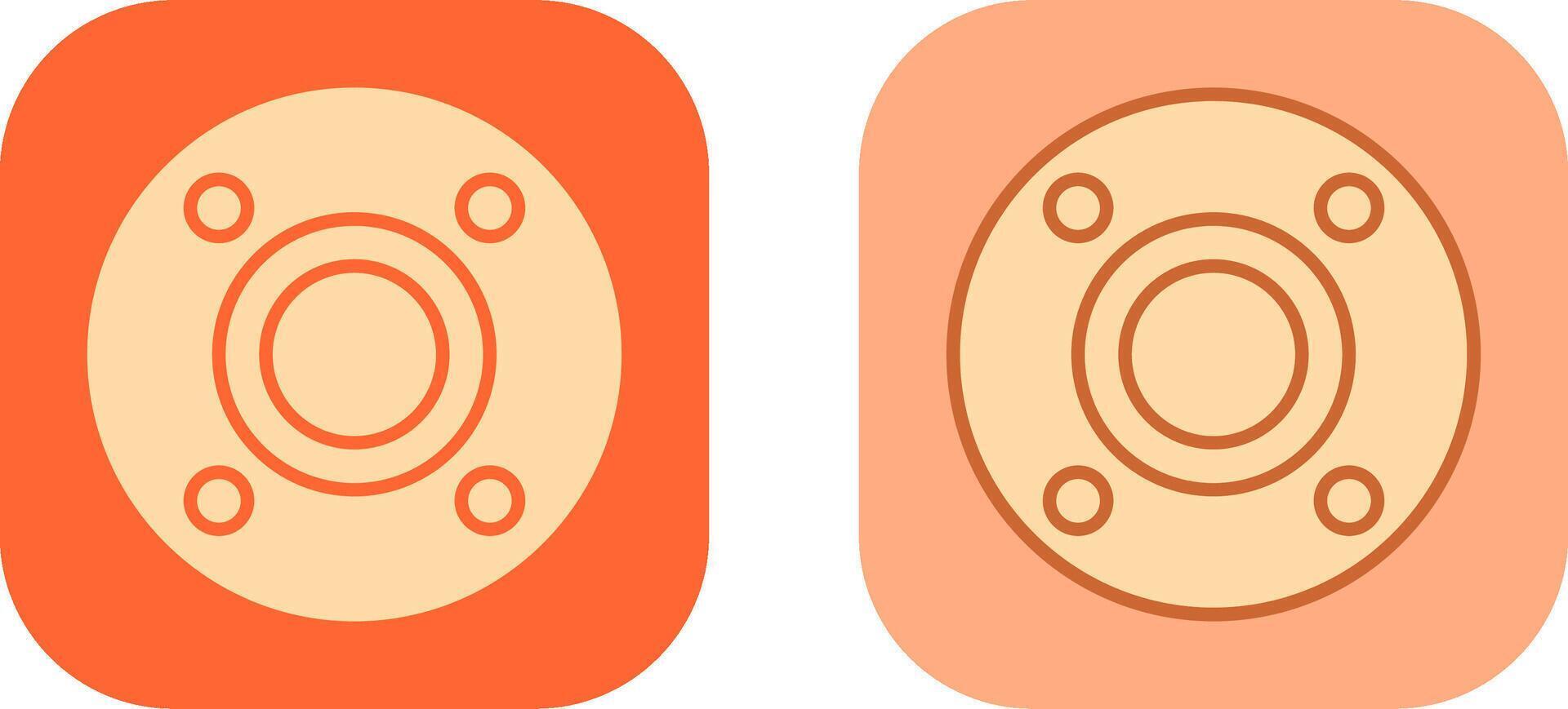 Flange Icon Design vector