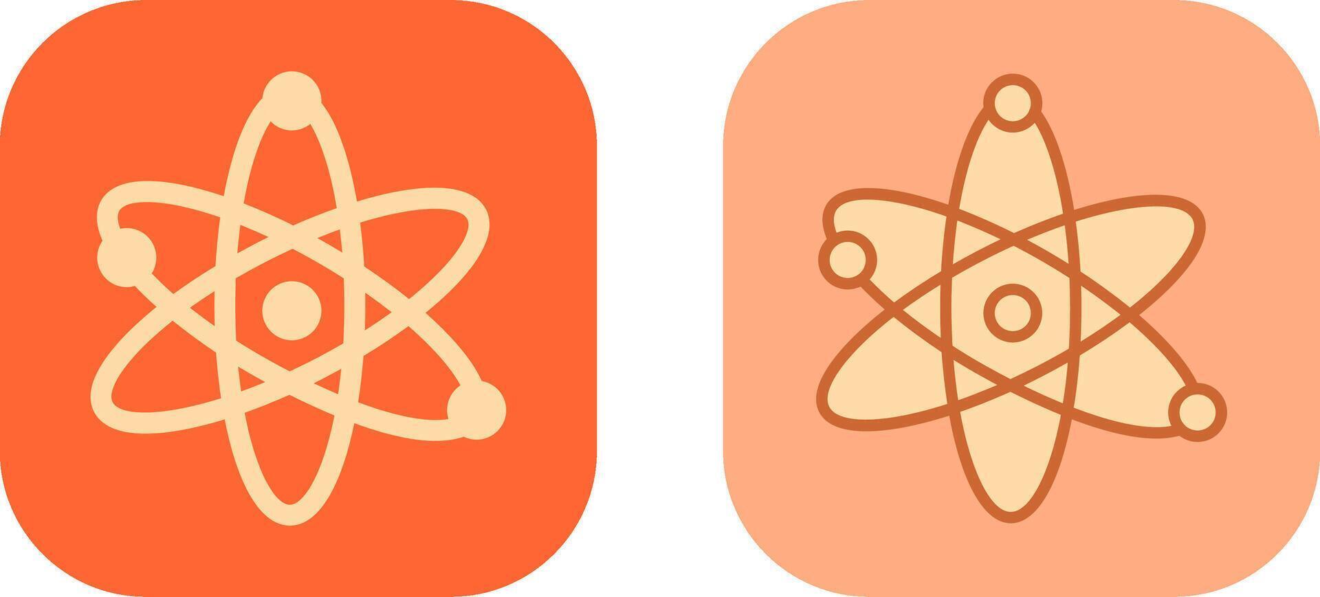 Atom Icon Design vector