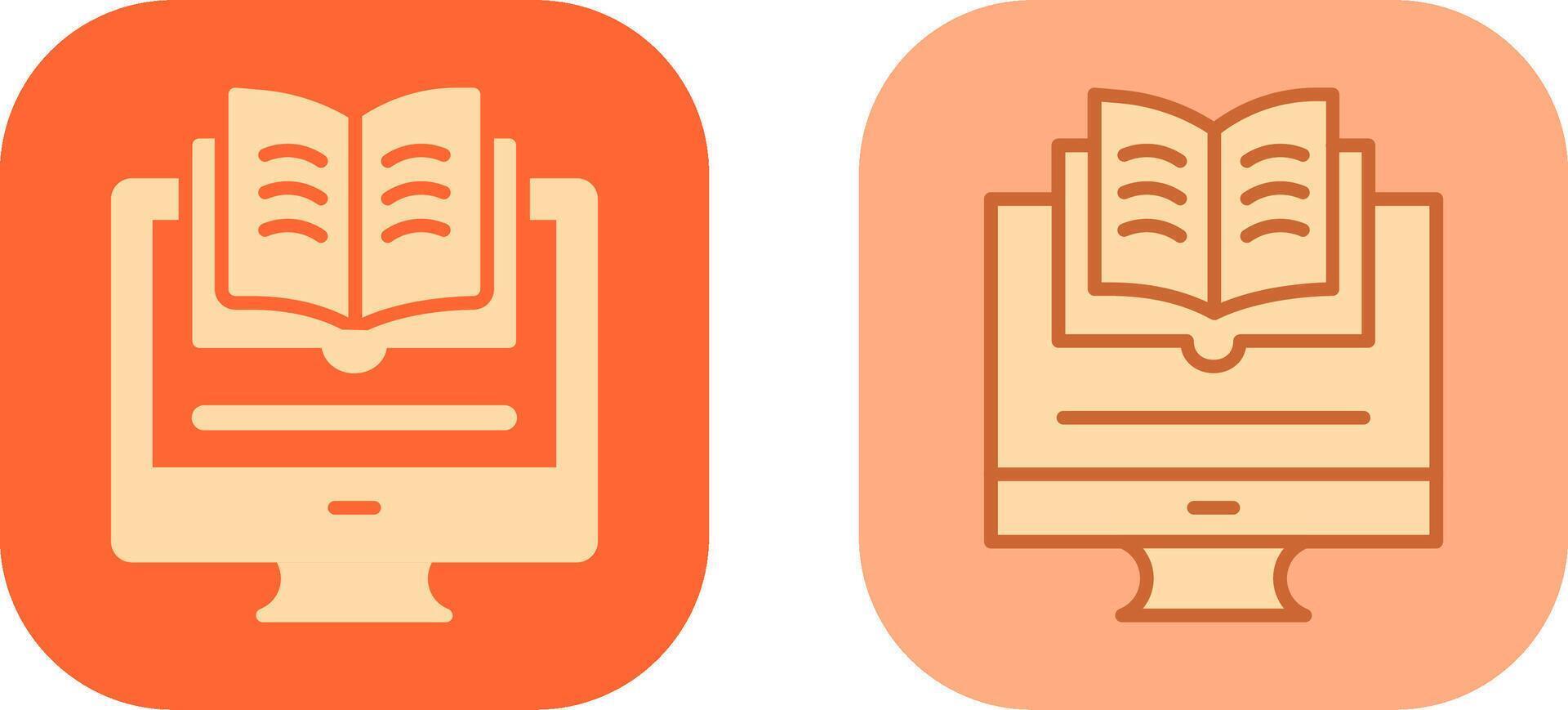 Ebook Icon Design vector