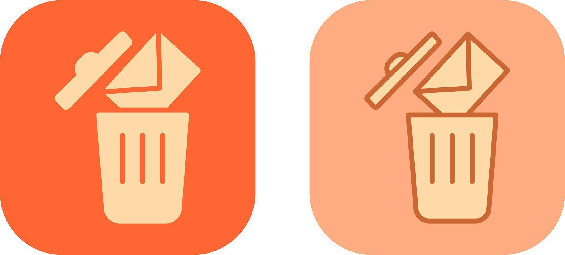 Delete Icon Design vector