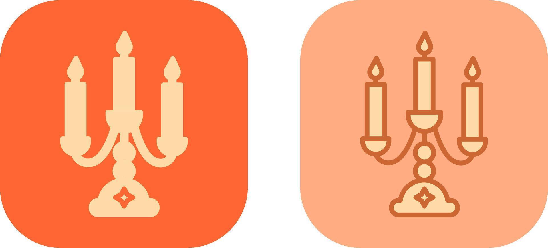 candelero icono diseño vector