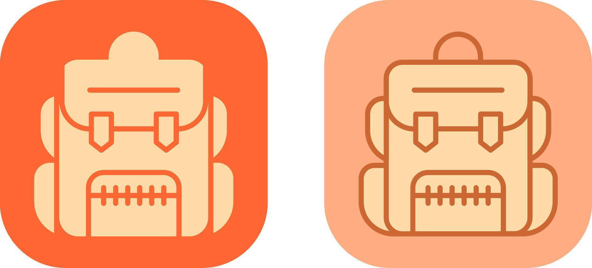 Backpack Icon Design vector