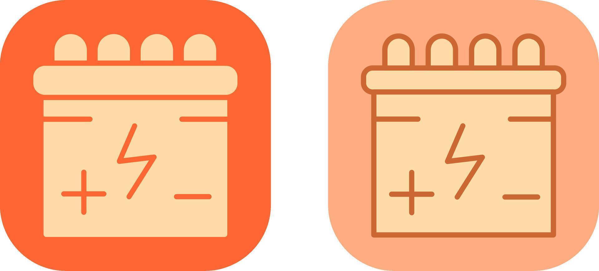 Batteries Icon Design vector