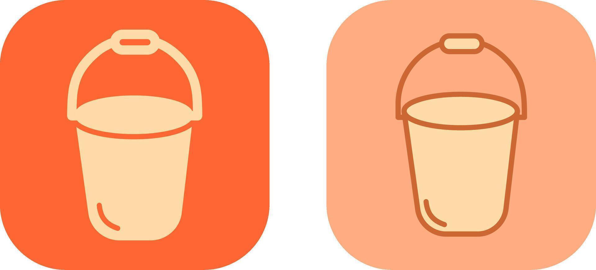 Bucket Icon Design vector