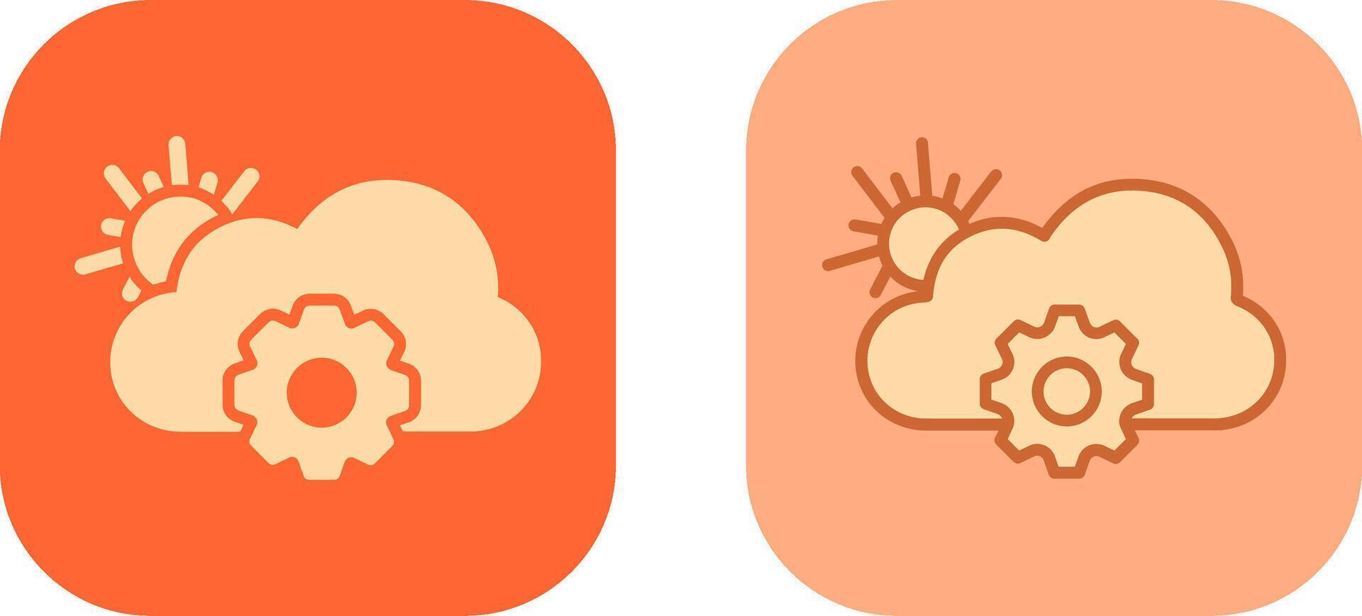 Forecast Icon Design vector