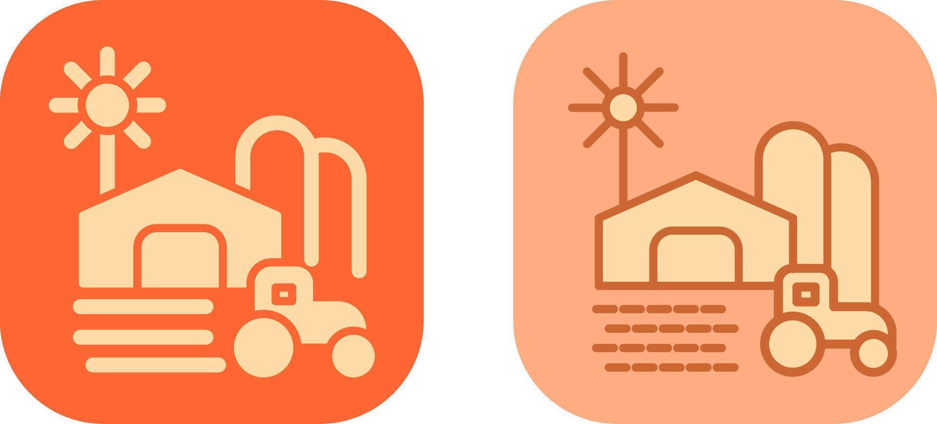 Farm Icon Design vector