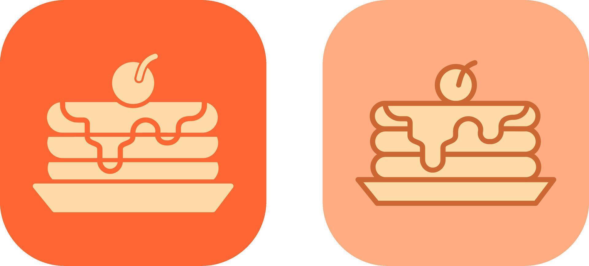 Pancake Icon Design vector
