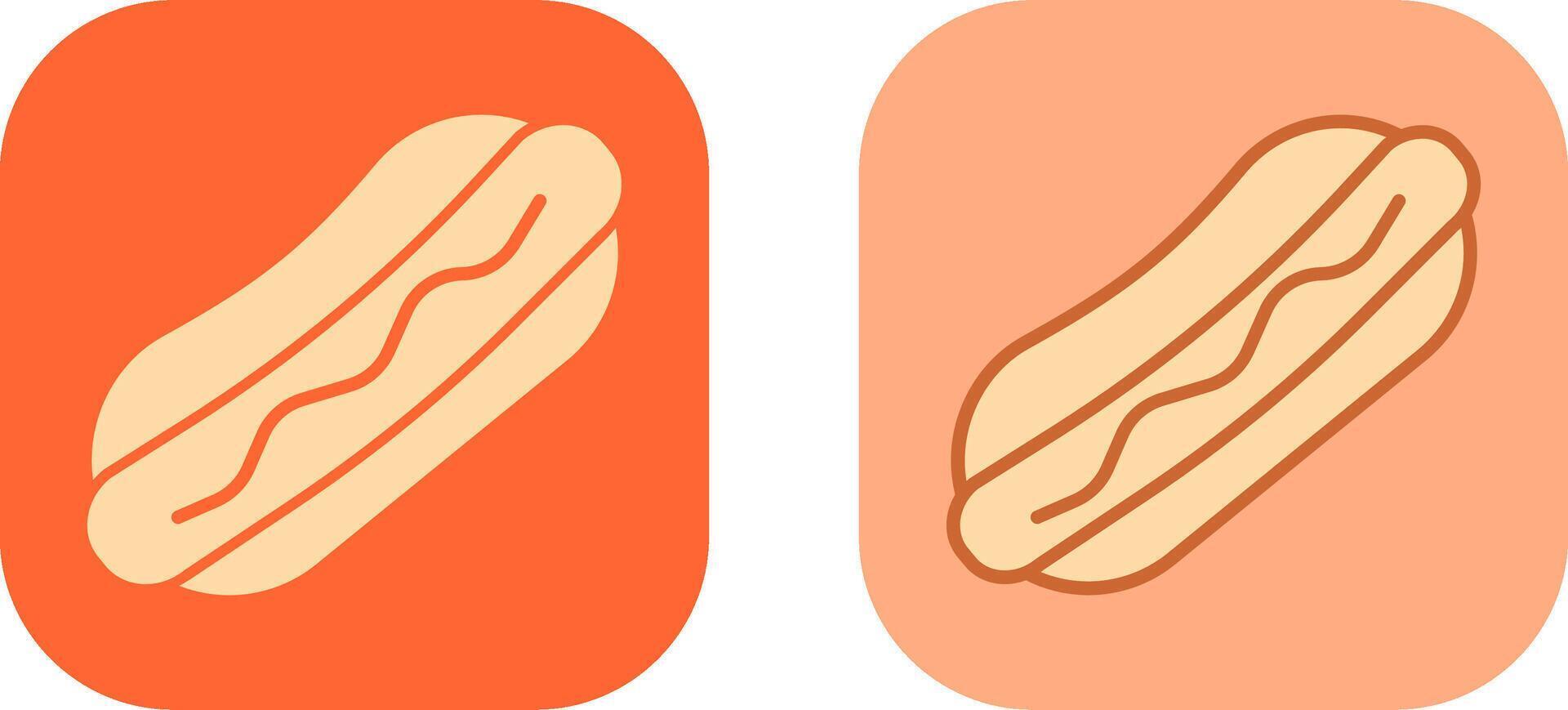 Hotdog Icon Design vector