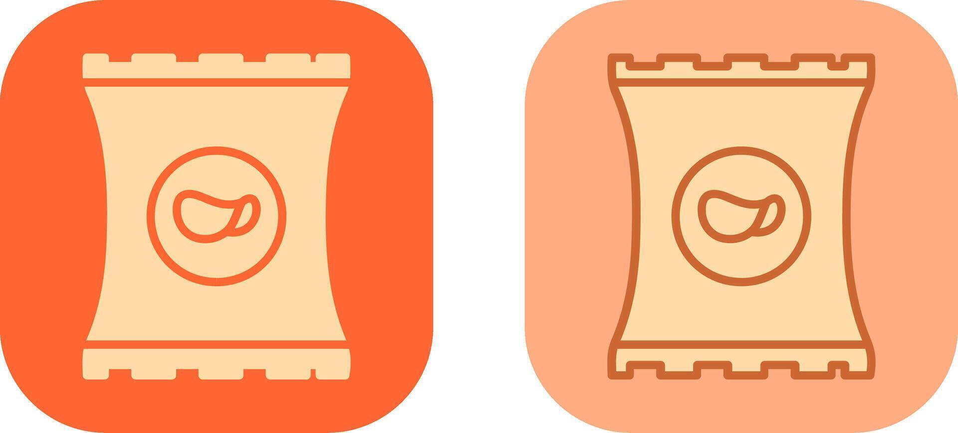 Chips Icon Design vector