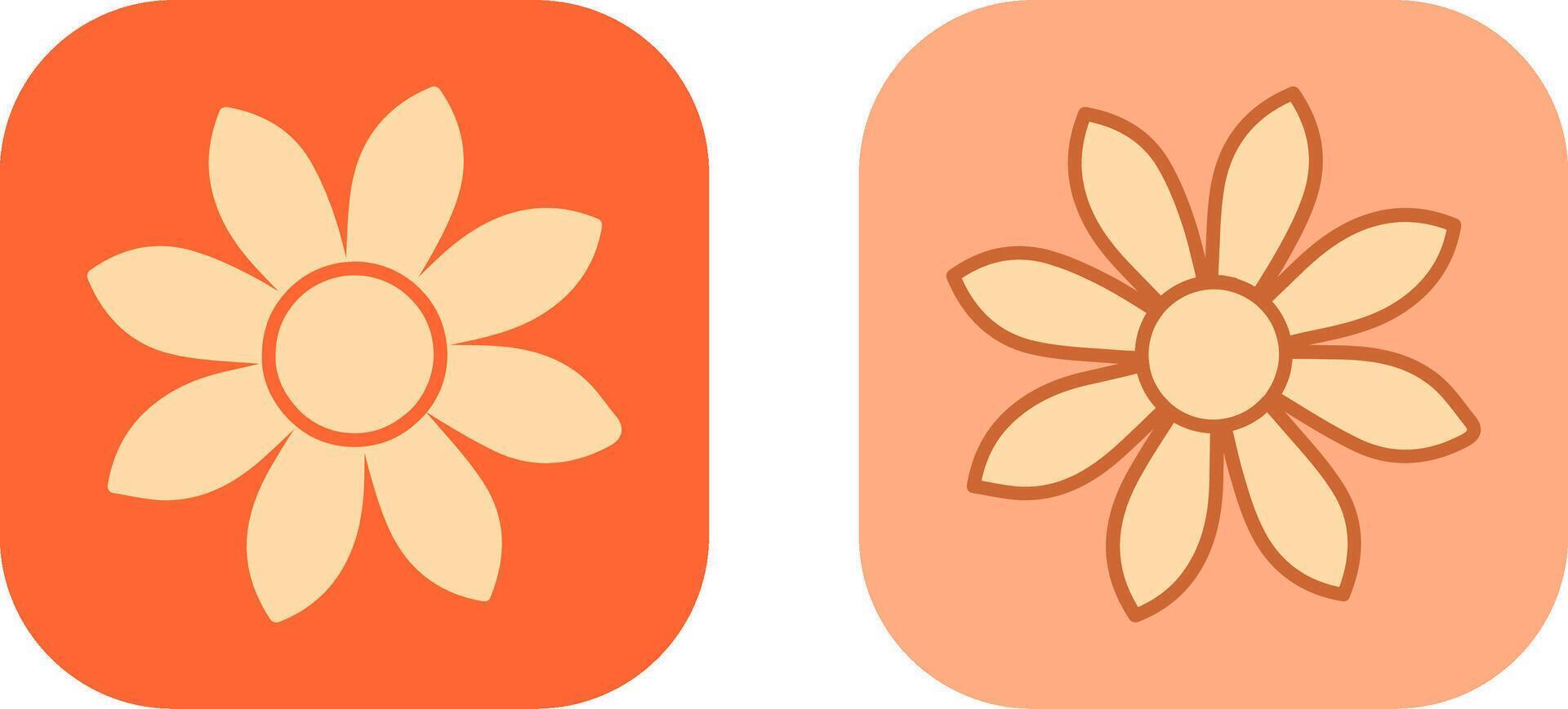 Floral Icon Design vector