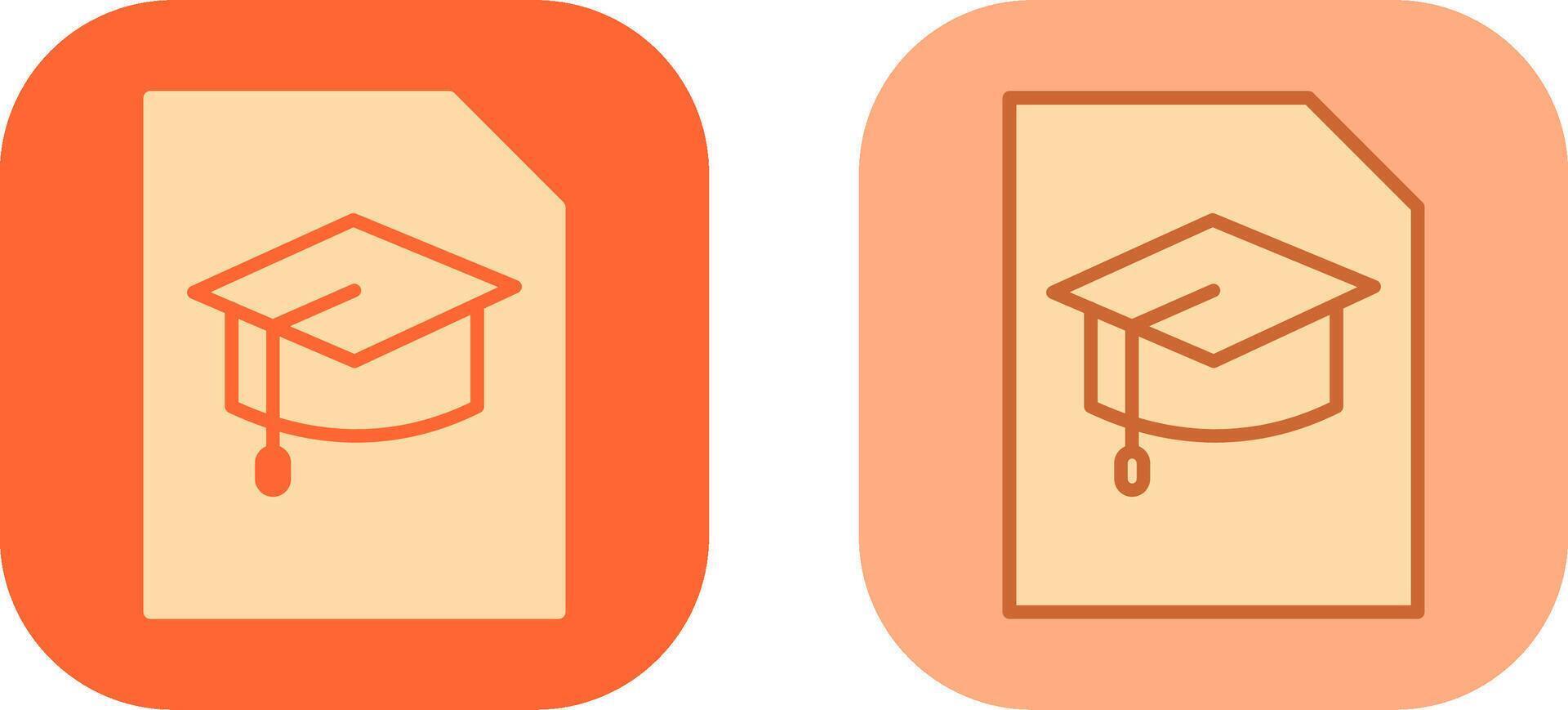 Graduation Icon Design vector